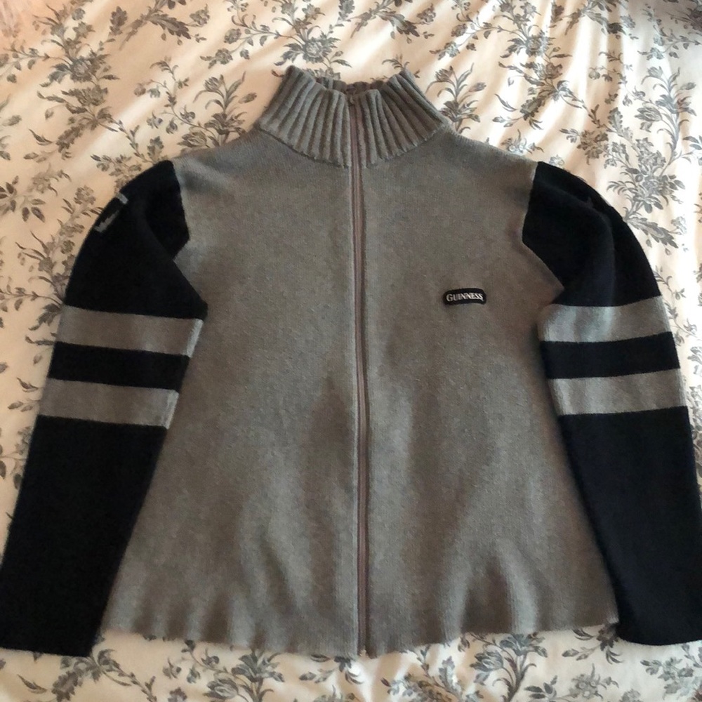Guinness campus sweater.